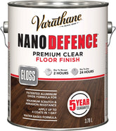Varathane Y247502 Premium Floor Finish, Gloss, Liquid, Clear, 3.78 L, Can
